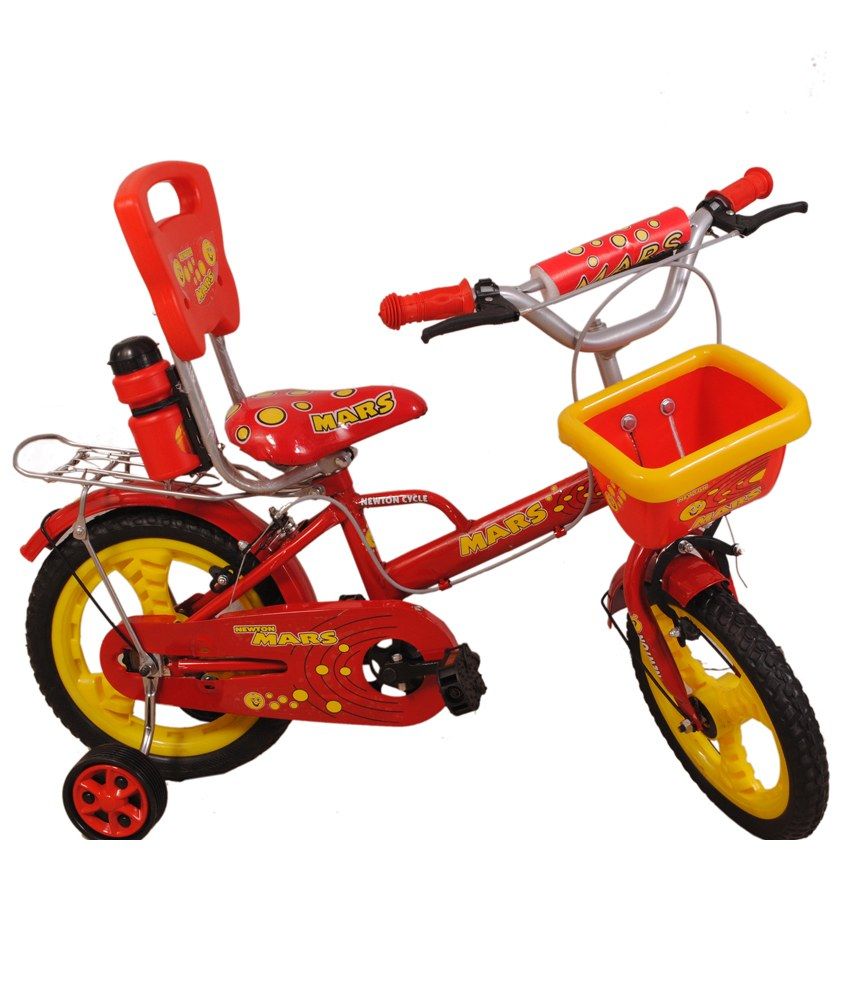 14 OFF on Newton Mars 14 Inches Red Kids Bicycle on Snapdeal