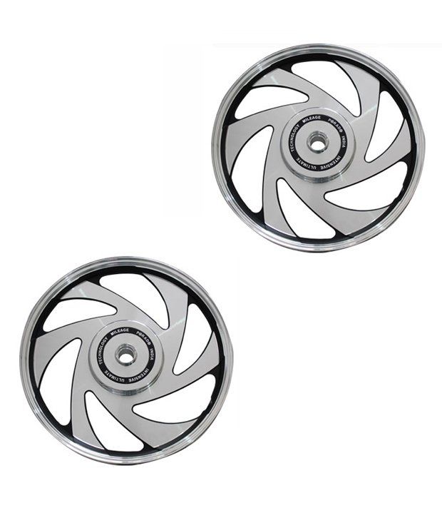 49% OFF on Speedwav Chrome Blade Bike Alloy Wheel Set Of 2-royal