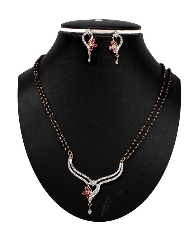 Mallik Jewels Ad Mangalsutra With Earings
