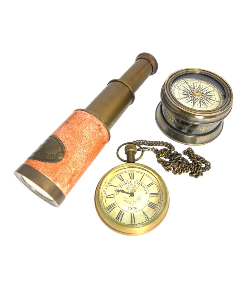 Antique Brass Compass - Gandhi Compass