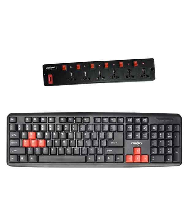 Frontech Jil:1672 &jil:3514 Usb Keyboard With Wire available at snapdeal for Rs.550