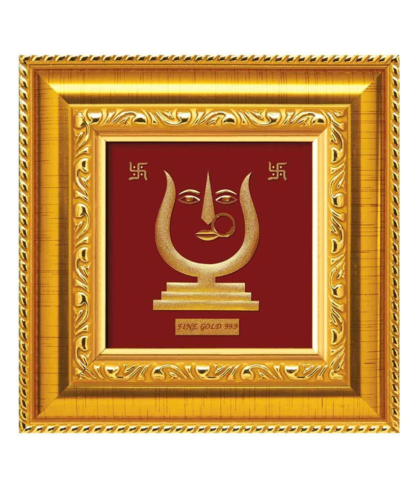 Silverslane Rani Sati Dadi Gold Foil Photo Frame