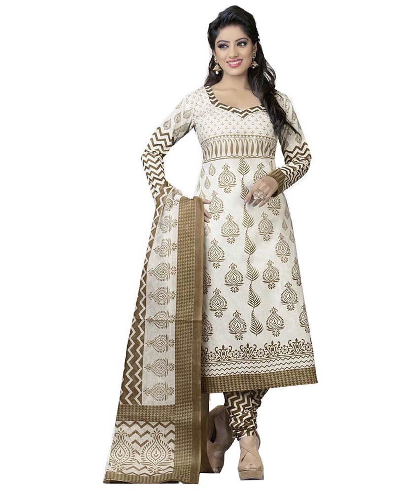 EthnicAndStyle Designer Sarees Cotton Dress Material - Buy