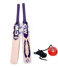 CW Cricket Combo- Kashmir Willow Bat Force With Leather Hanging Ball