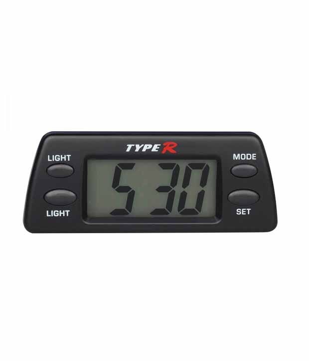 53 OFF on Typer Car Dashboard Clock With Lightmaruti 800 on Snapdeal