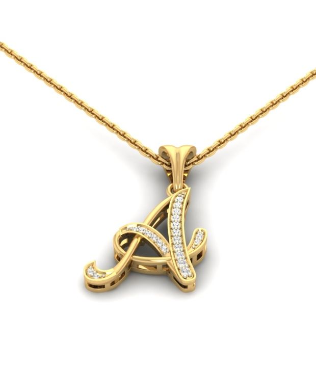 Gold outlet pendant a