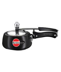 Hawkins Contura Black 2 Ltr Hard Anodised Pressure Cooker With Stainless Steel Lid
