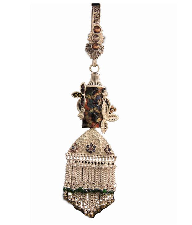 68 OFF on Cr Traders Antique Silver Chabi Challa Juda on Snapdeal