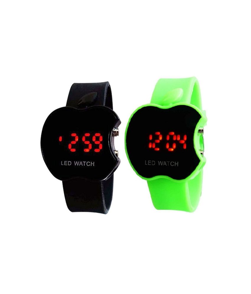 Apple shaped touch screen watch on sale