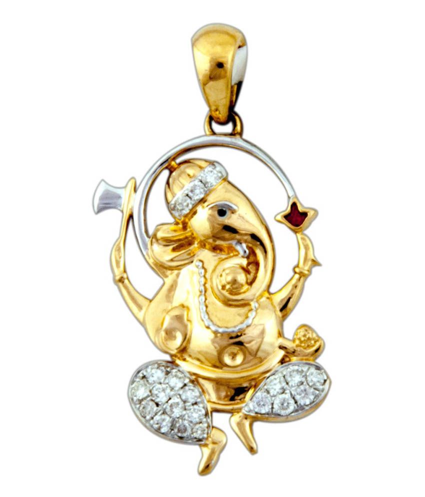 Buy Manik Chand Jewellers 18 Carat Gold 