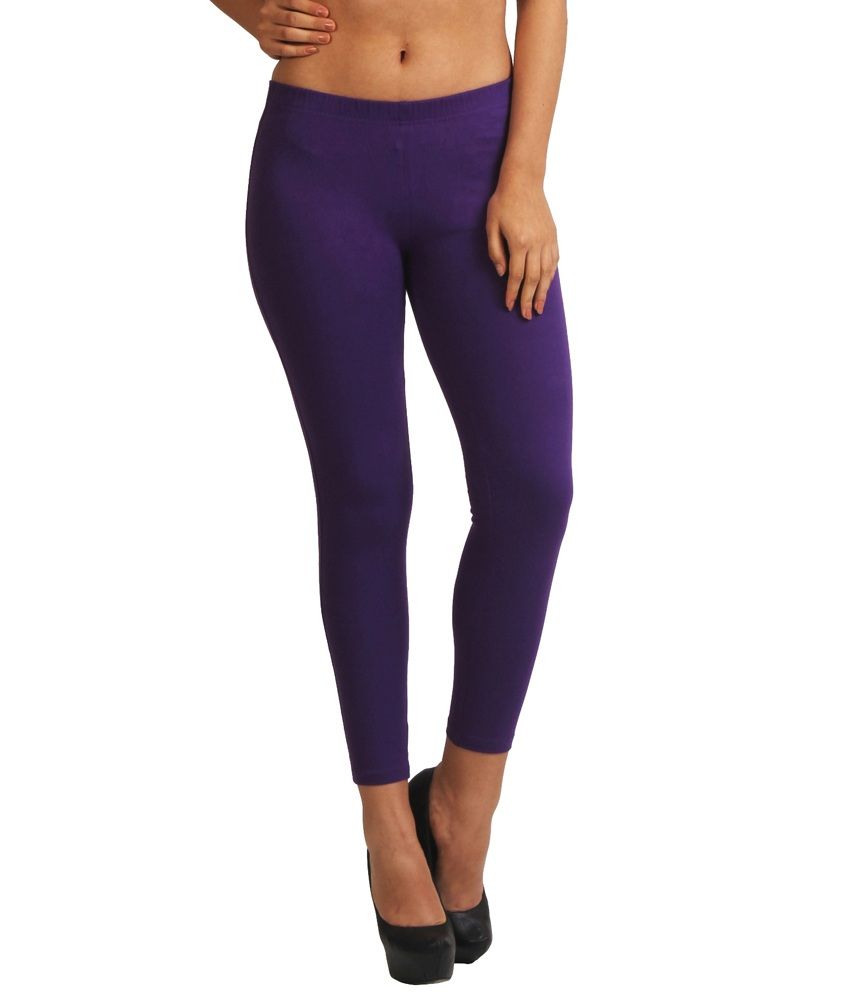 purple jeggings