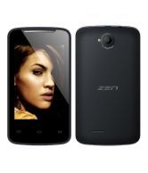 Zen P34 Full Touch Dual Sim Mobile - Black