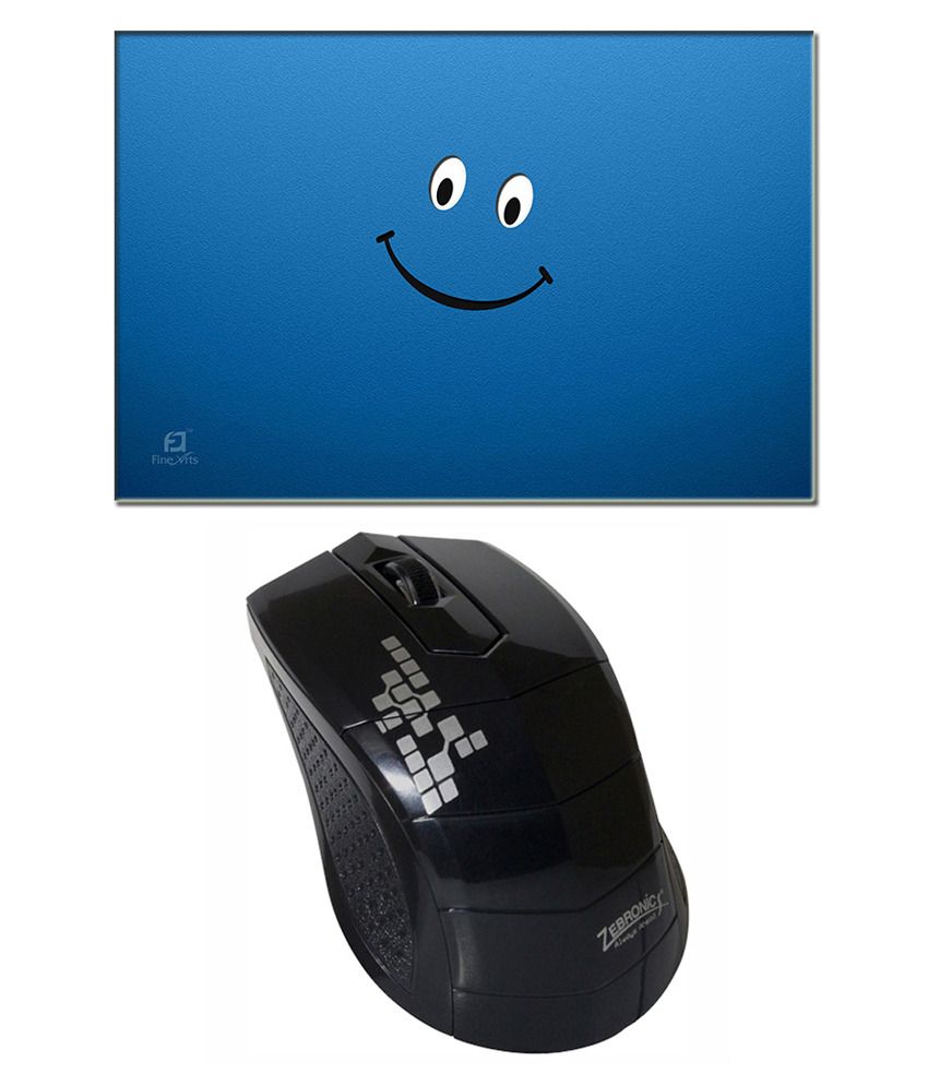 Finest Mouse Pad With Zebronics Link Optical Usb Mouse available at snapdeal for Rs.349