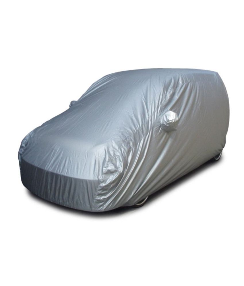Mahekas Silver Matty Car Body Cover For Hyundai I10 available at snapdeal for Rs.493