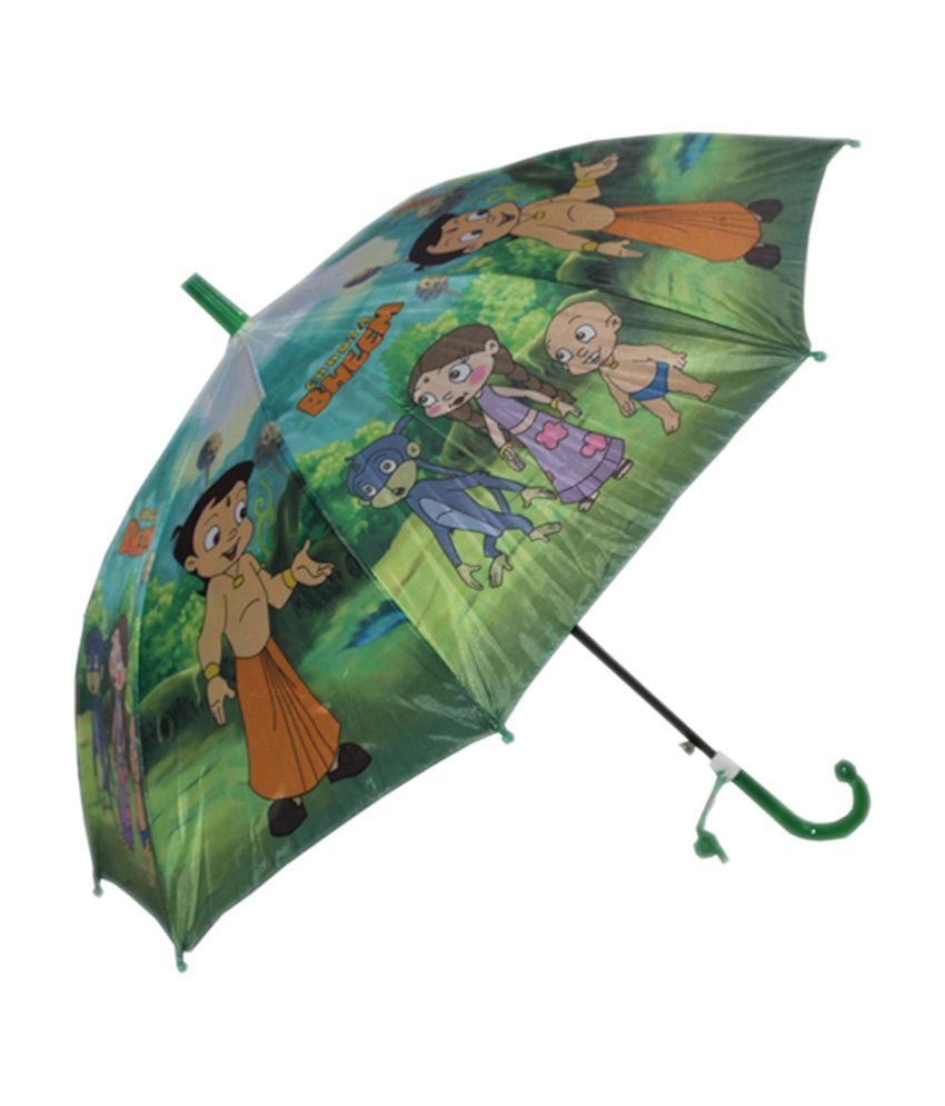 Lal Ji Strong And Durable Chota Bheem Kids Umbrella