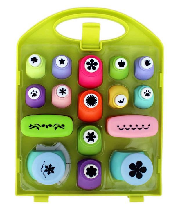 set india with   Set and Paper Craft Multiple craft Punch Designs  paper punch Sorry! Tootpado 1l303