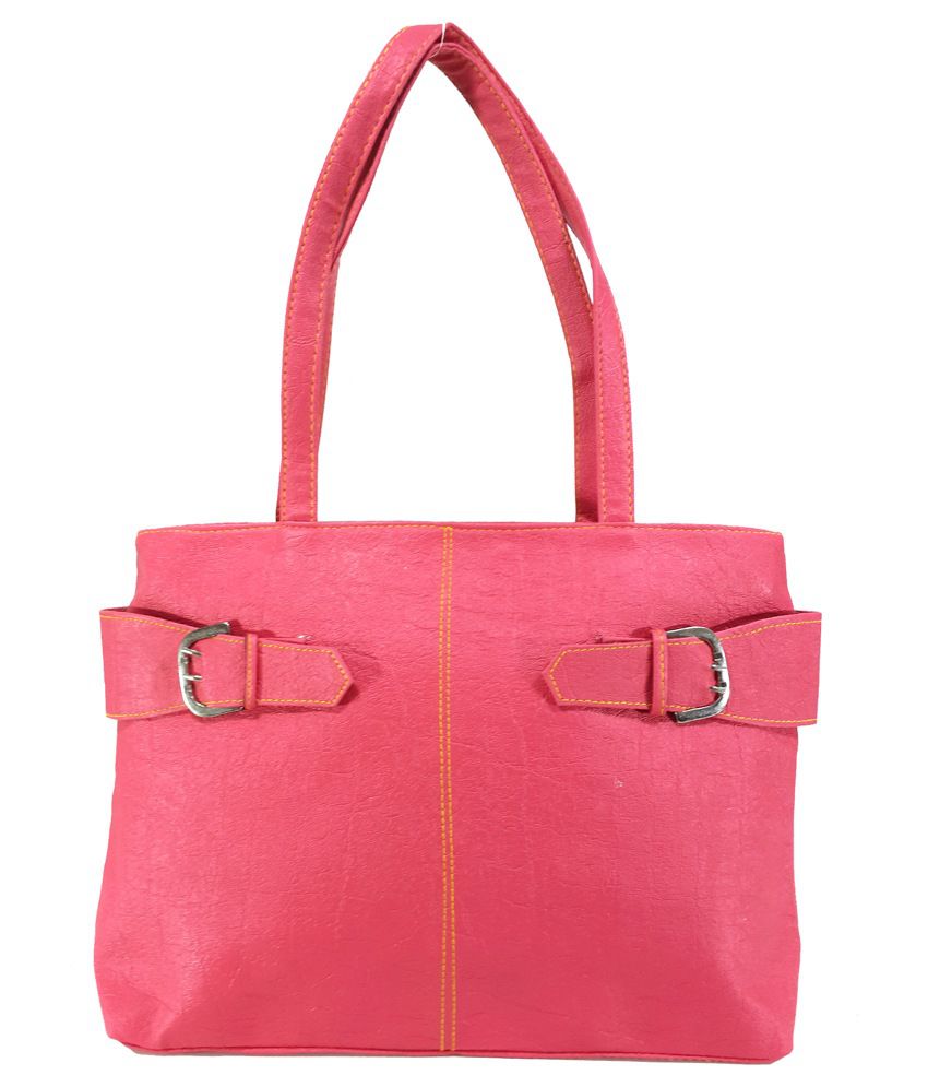Pink Leather Bag 55