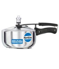 Hawkins Stainless Steel 4 Ltr Induction Compatible Steel Pressure Cooker