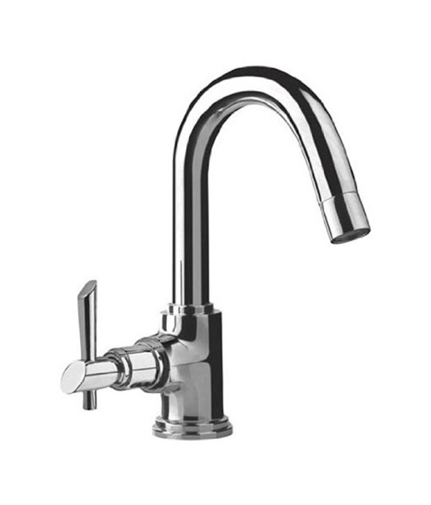Buy Hindware Silver Chrome Plated Swan Neck Tap Online at Low Price in