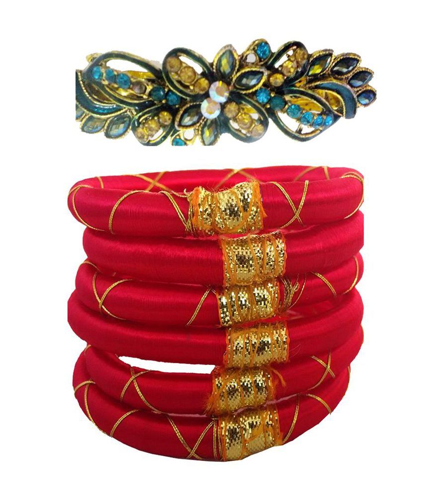 Resham clearance thread bangles