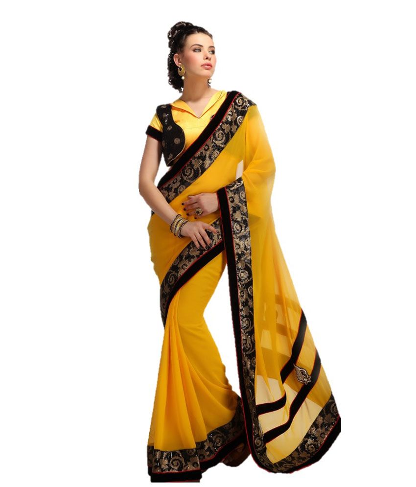 Daduvani Creation Multi Pure Chiffon Saree
