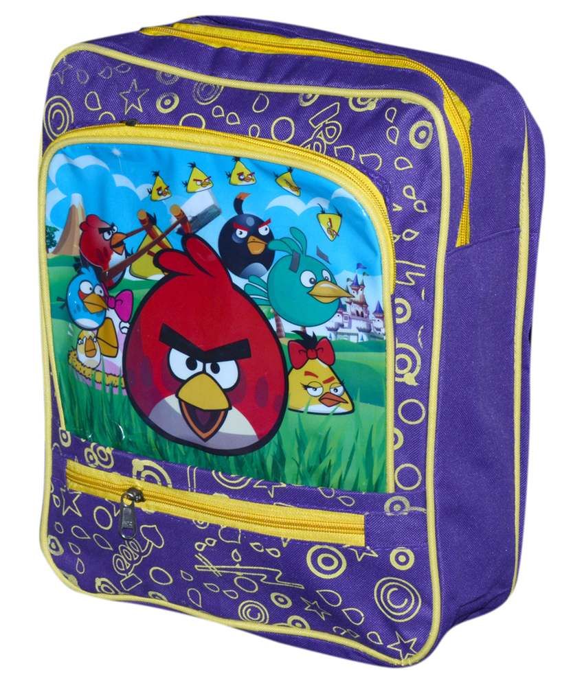 Paisa Worth Blue Angry Birds School Bag For Kids available at snapdeal for Rs.329