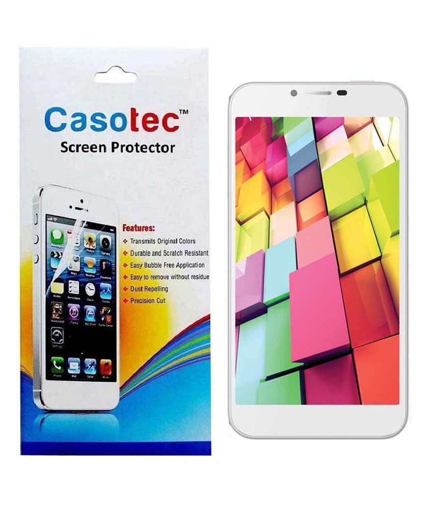 Intex Aqua 4g Plus Clear Screen Guard By Casotec available at snapdeal for Rs.146