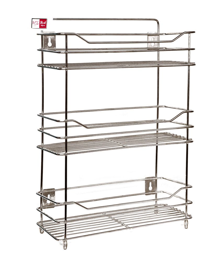 Uncategorized Kitchen Rack Stainless Steel 18 off on kcl stainless steel kitchen rack snapdeal rack