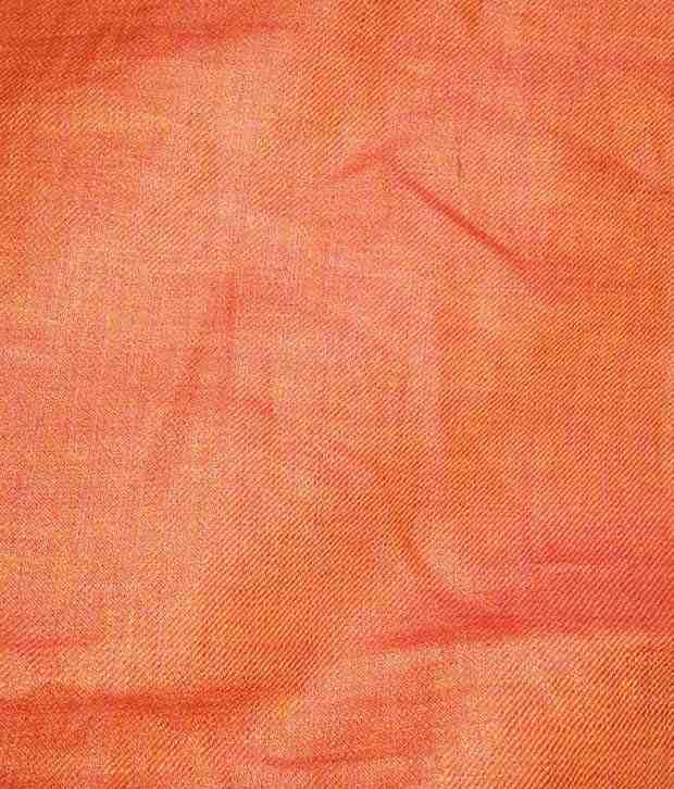 Creazioni By Ranak Orange Linen Formals Unstitched pant Piece available at snapdeal for Rs.99