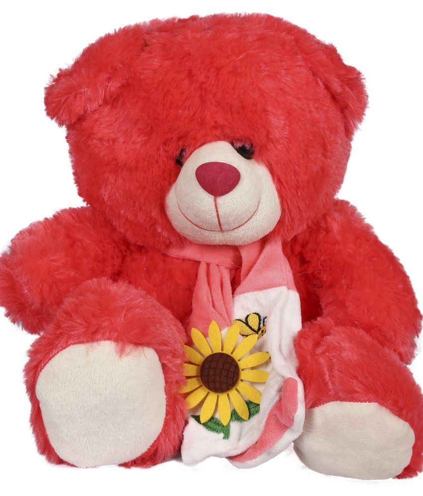 red colour ka teddy