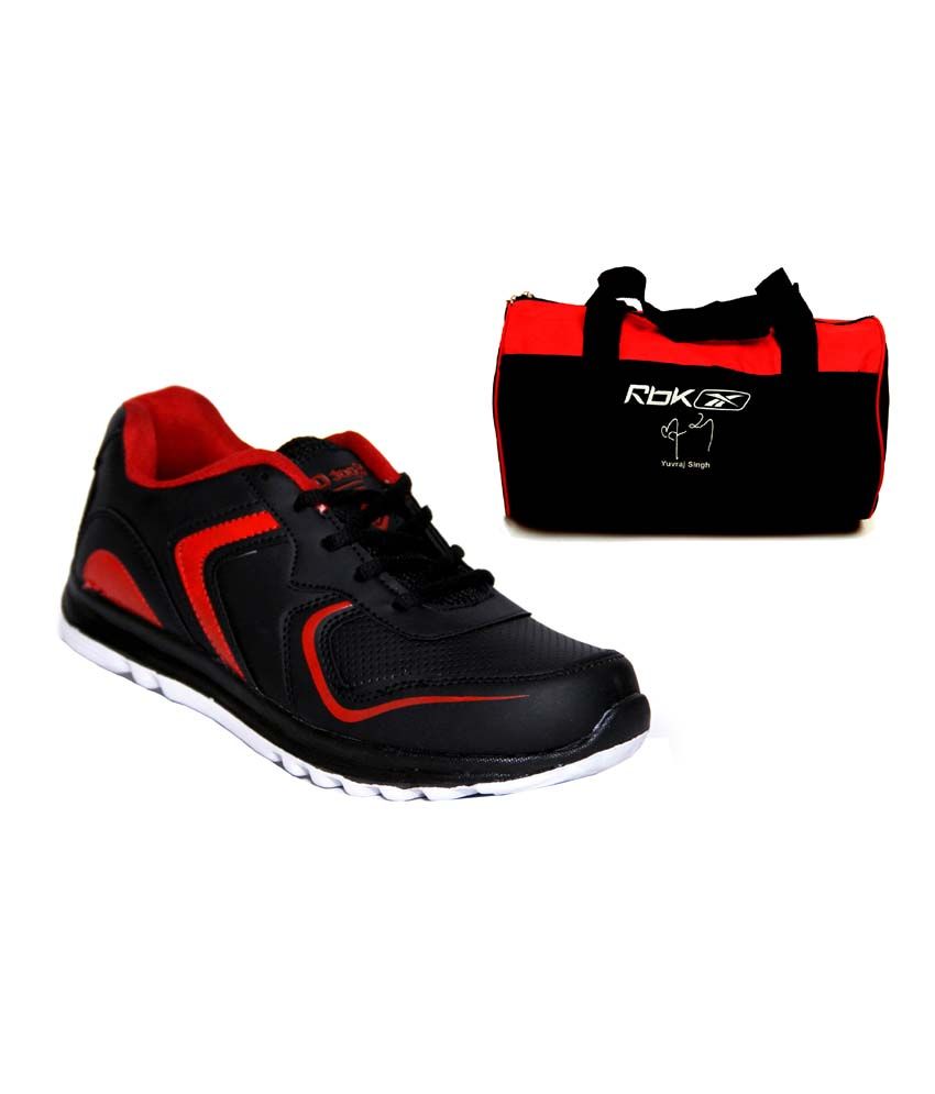 Spot On Sport Running Shoes & Reebok Gym Bag Combo available at snapdeal for Rs.843