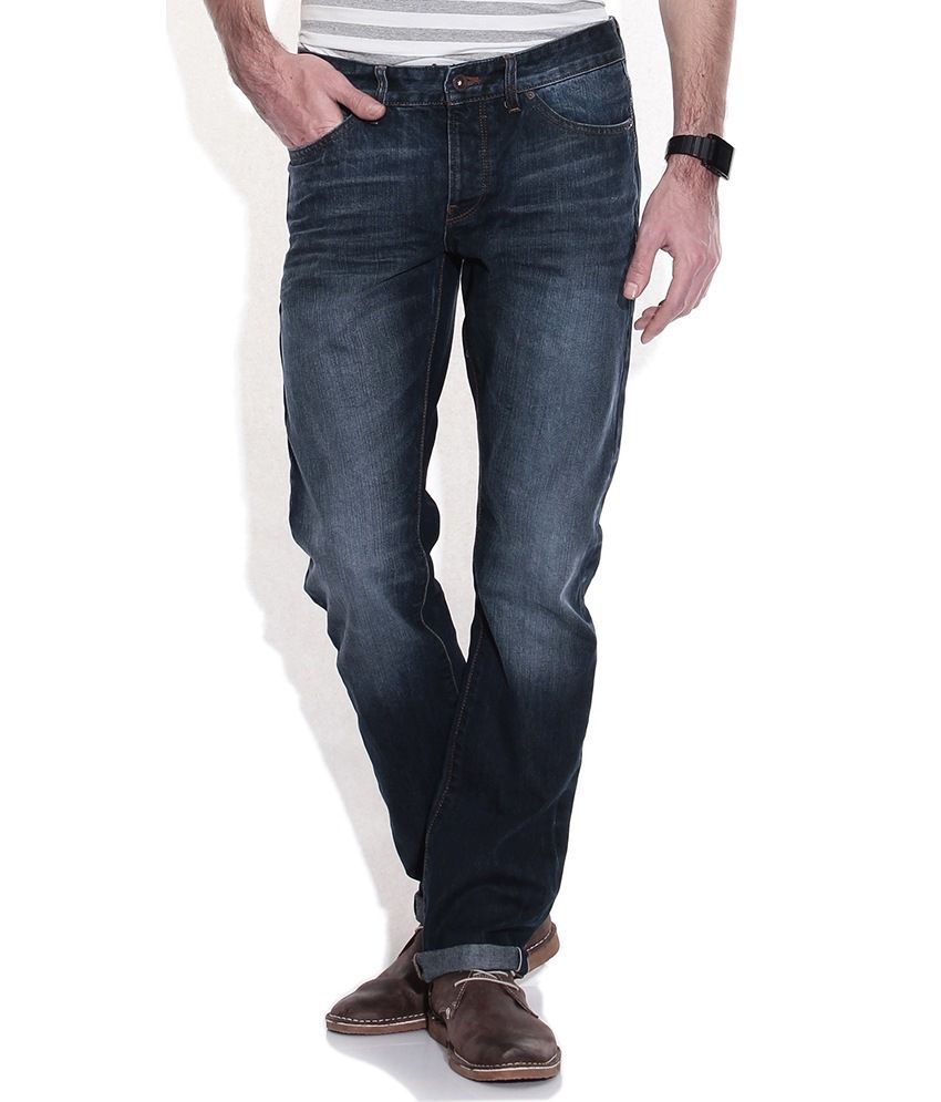 straight fit jeans light blue