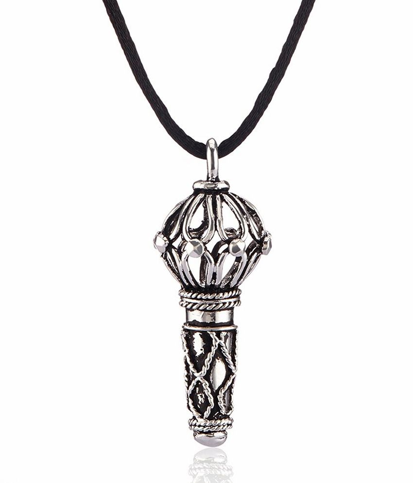 Mahi Lord Hanuman Gada Silver Plated Mens Pendant available at snapdeal for Rs.219