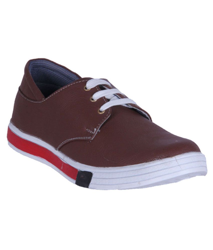 dark brown casual shoes