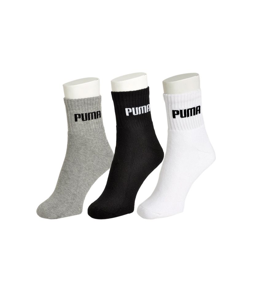 Puma Multicolor Cotton Ankle Length 3 Pair Of Socks available at snapdeal for Rs.211