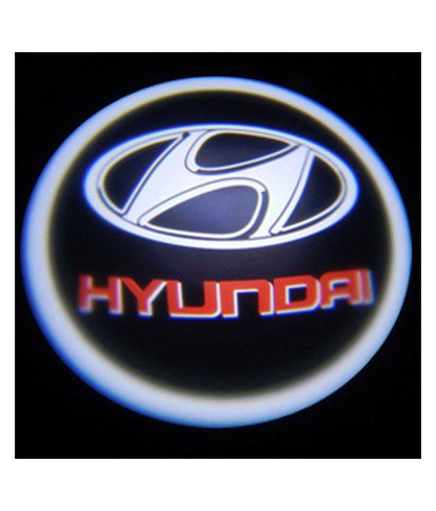 Takecare White Car Emblem Badge Logo For Hyundai Elantra