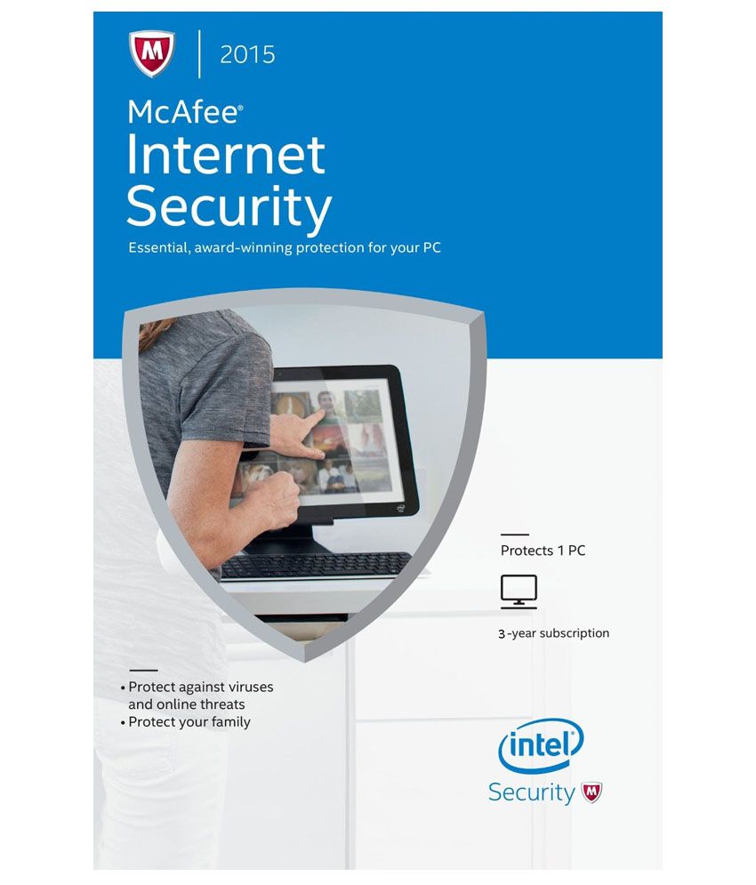 Mcafee Internet Security 2015 1 User 3 Year Antivirus