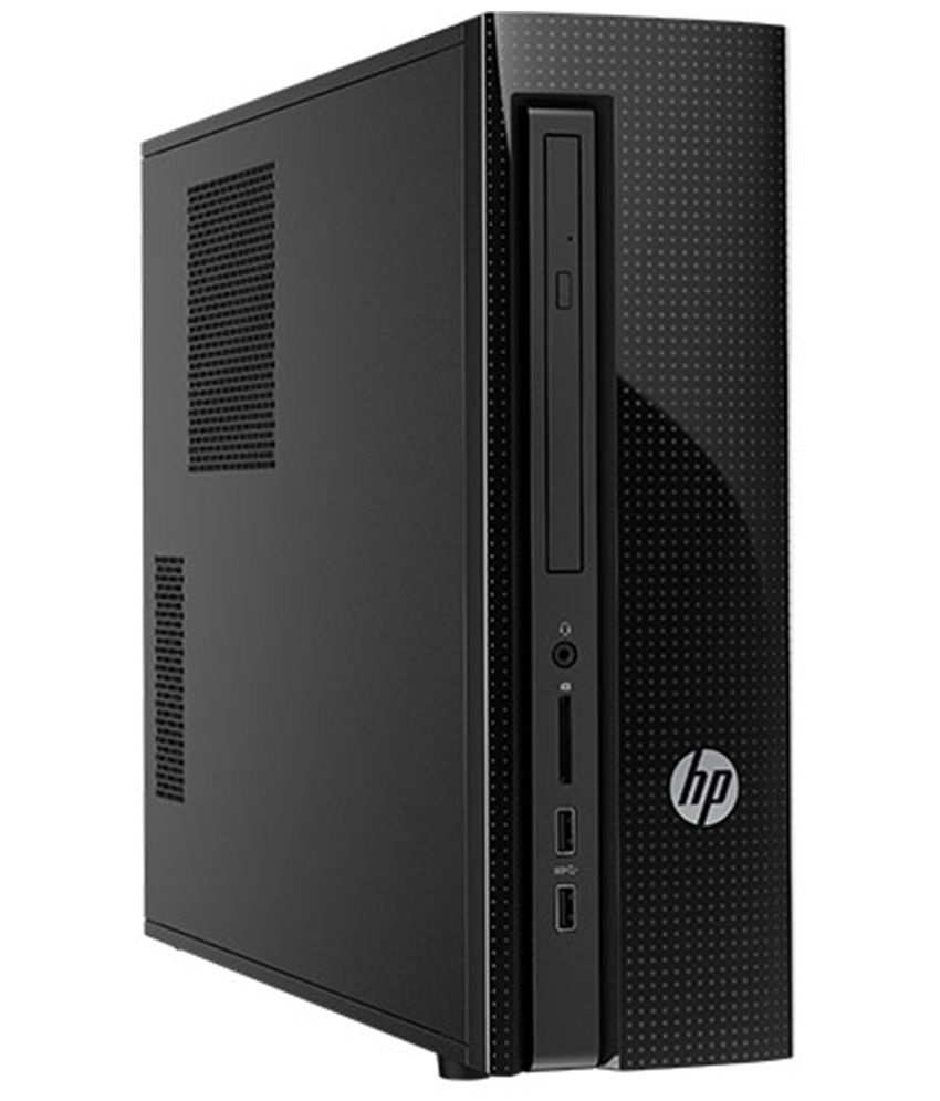 Hp Slimline Desktop (intel Core I3 2gb 500gb Windows 8.1) (black)