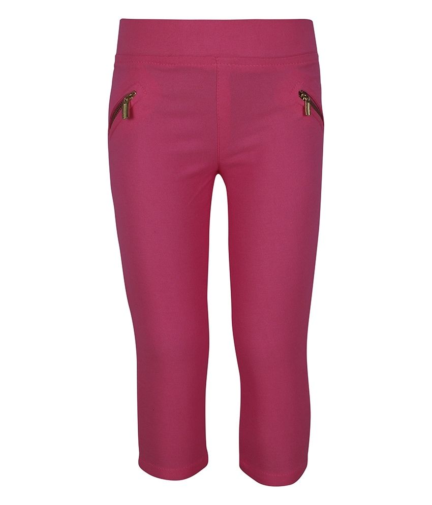Jazzup Pink Velvet Skinny Fit Trouser available at snapdeal for Rs.436