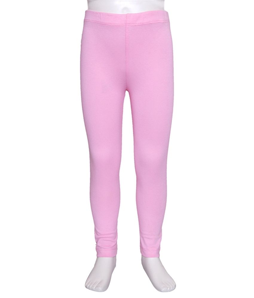 Tales & Stories Baby Pink Solid Leggings available at snapdeal for Rs.145