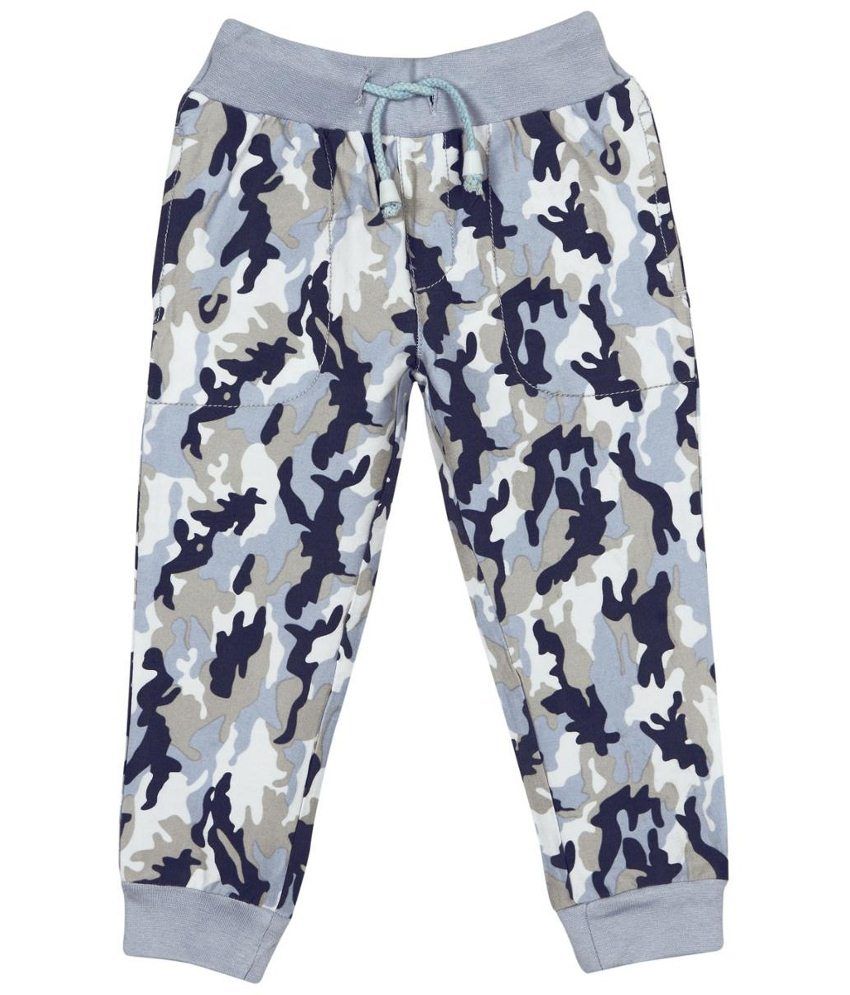 gray and white camo pants