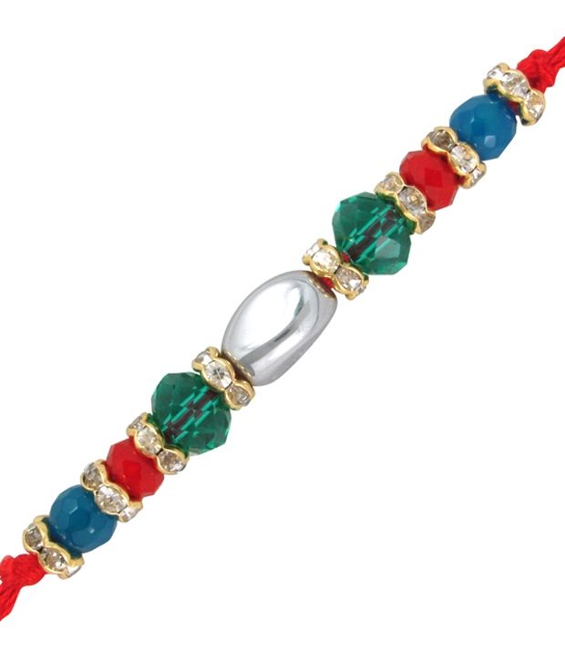 Mahi Gold Plated Classic Beads Rakhi available at snapdeal for Rs.197