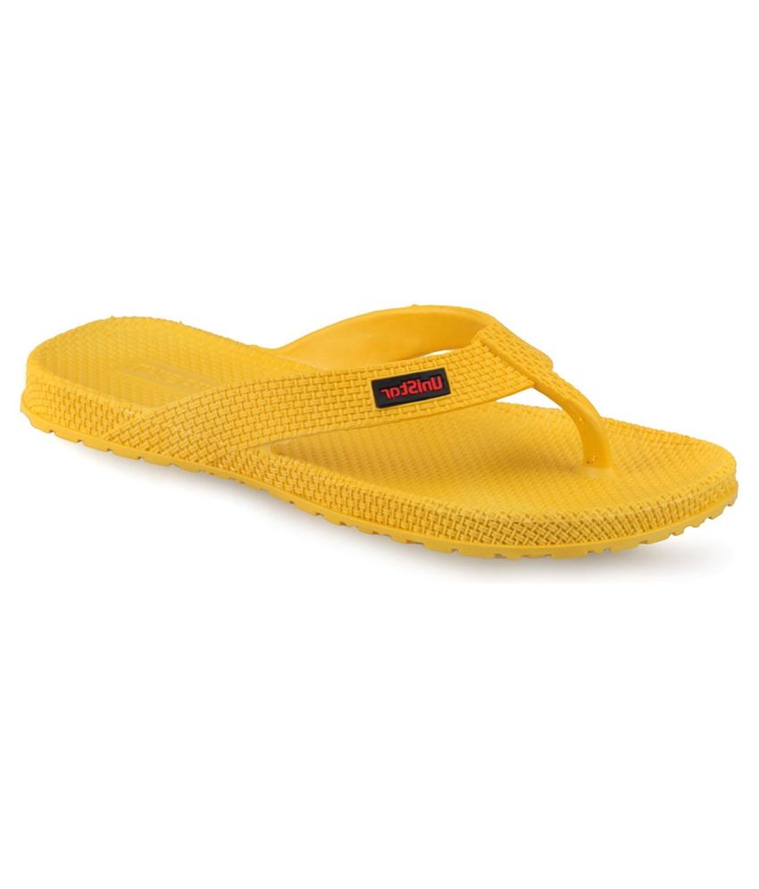 mens yellow slippers