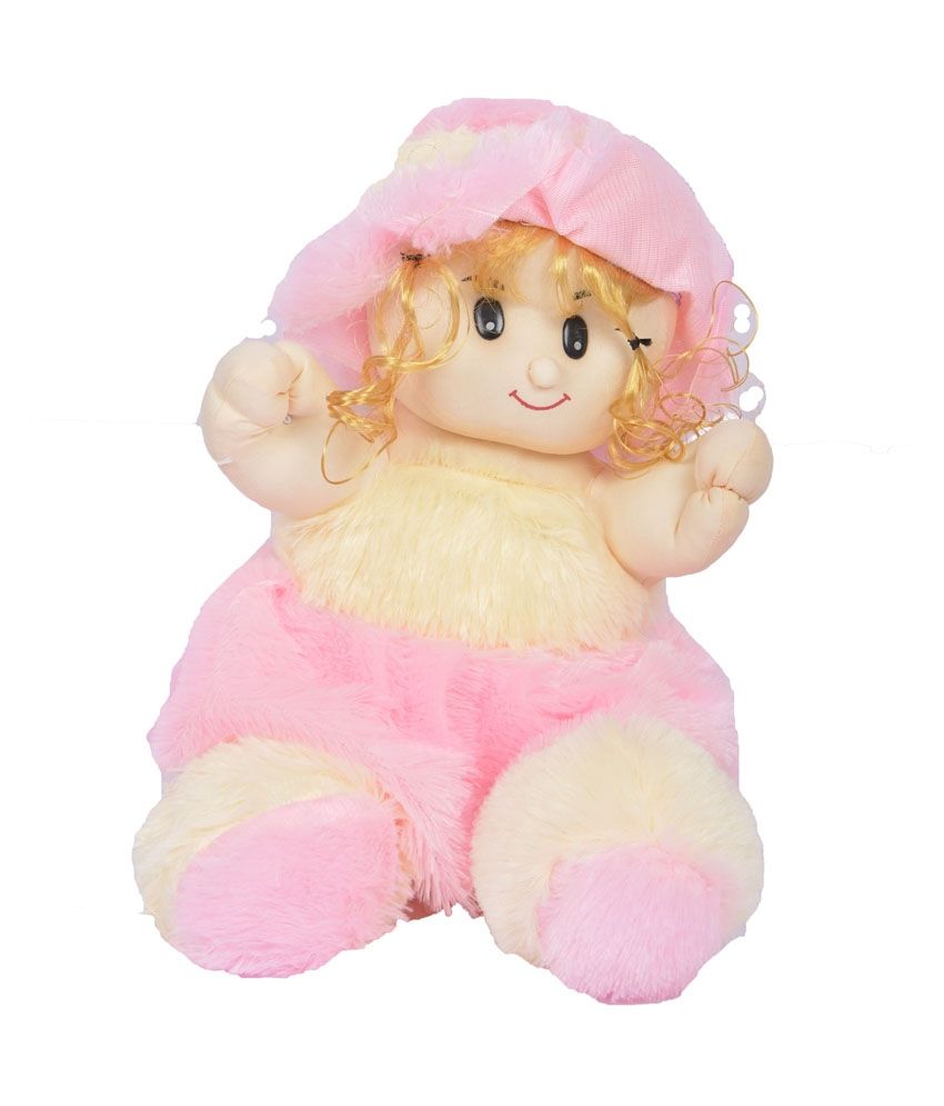 Jnf Pink Super Soft Fur Barbie Doll Soft Toy available at snapdeal for Rs.430
