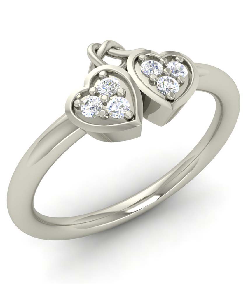 White Eros 18Kt White Gold Diamond Ring
