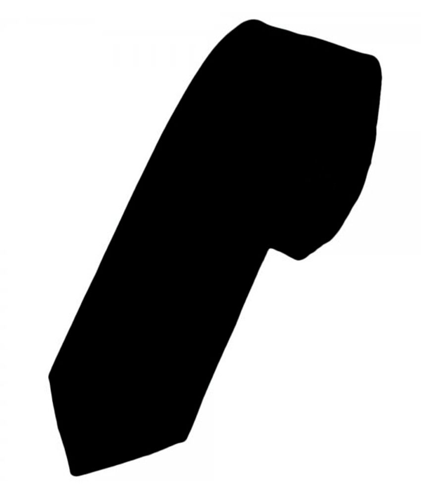 Blackmail Tie Black Satin Skinny Tie available at snapdeal for Rs.170
