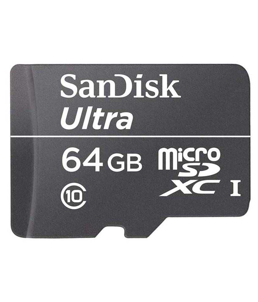 Sandisk 10 Class 64 Gb Memory Card available at snapdeal for Rs.1399