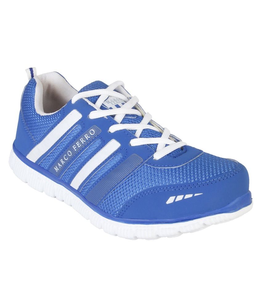 Marco Ferro Blue Synthetic Leather Sport Shoes available at snapdeal for Rs.425