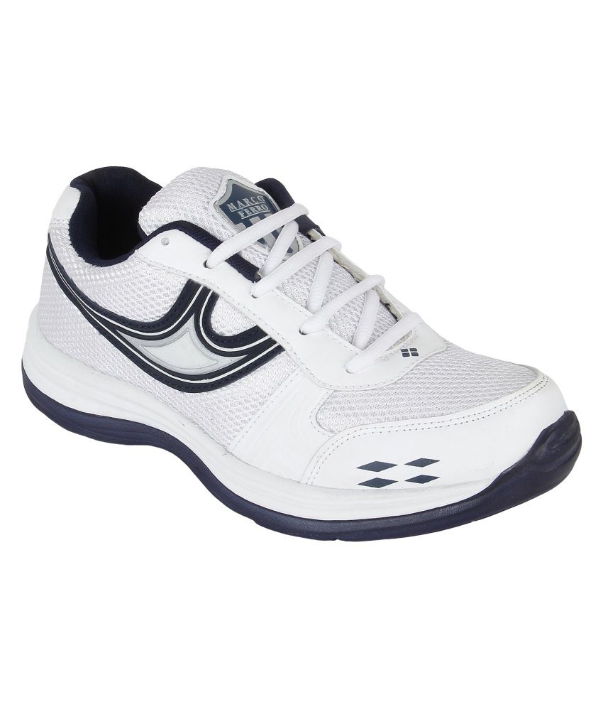Marco Ferro White Synthetic Leather Sport Shoes available at snapdeal for Rs.499