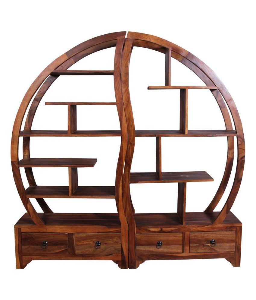 Bryce Sheesham Wood Bookshelf Buy Online at Best Price in India on